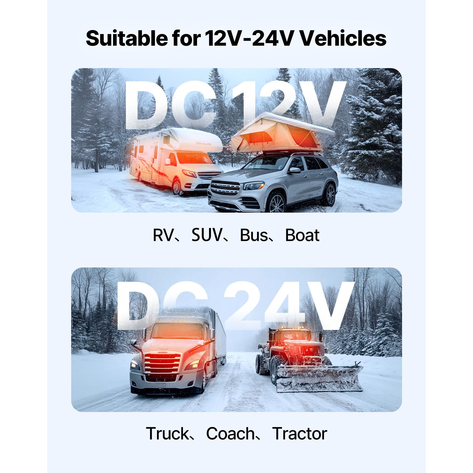 Diesel Air Heater, 8 kW DC12-24V, Fast Heating Diesel Parking Heater with Remote Control and Color Digital Display, Low Noise, Voice Announcement, for RV, Truck, Camper, Van, Boat and Trailer