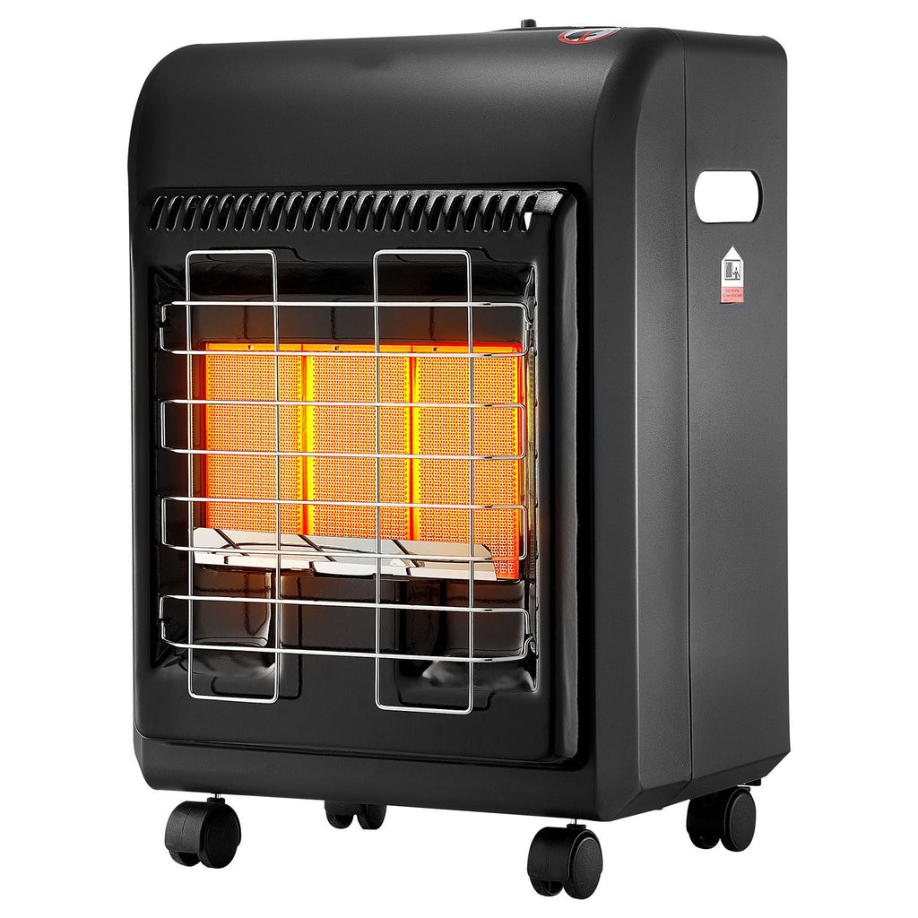 Propane Heater, 6000 to 18000 BTU Propane Cabinet Heater with 3 Modes Temp Settings & Tip-over Protection, Garage Radiator Heat up to 450 Sq.Ft, for Camping,Garage, Patio,Indoor/Outdoor