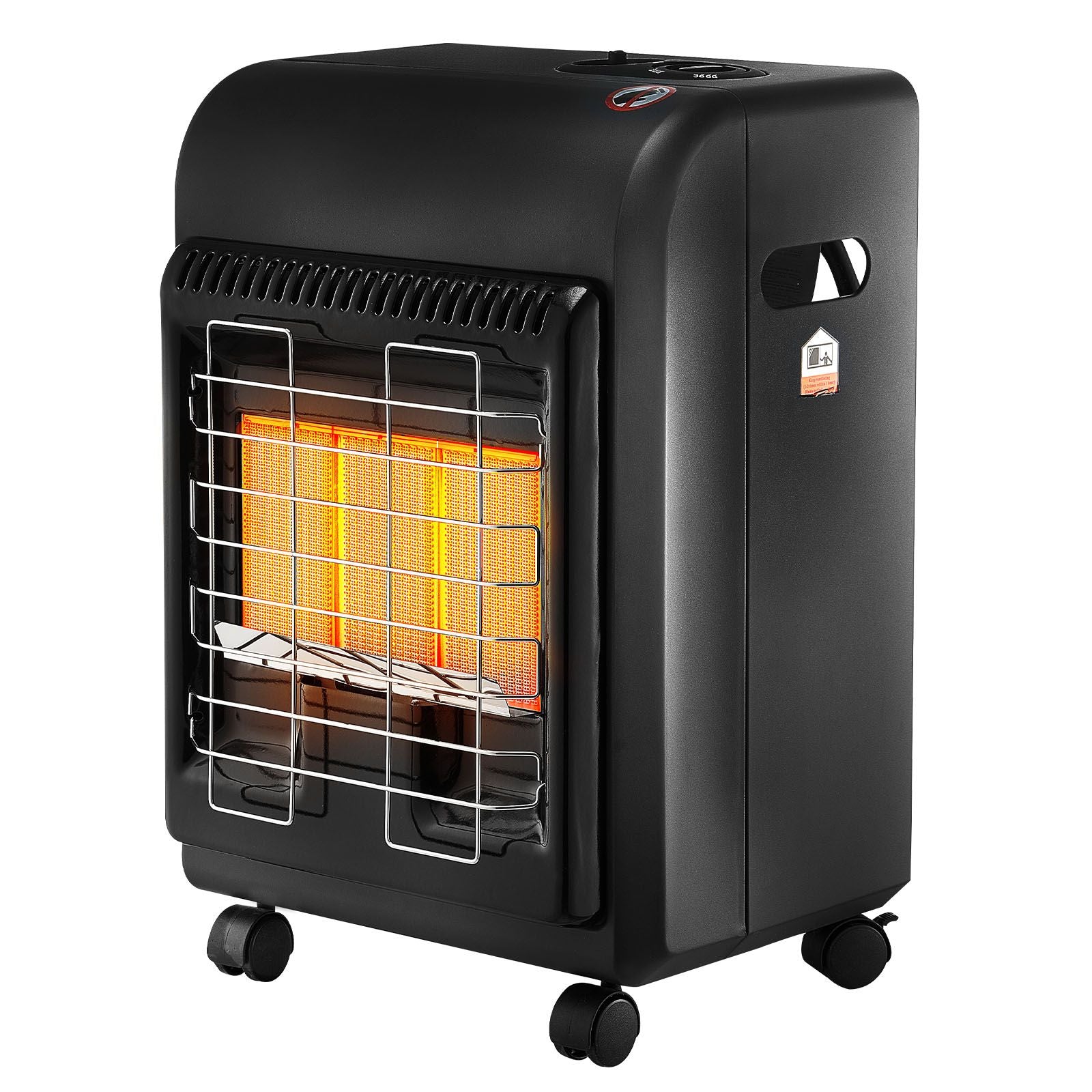 Propane Heater, 6000 to 18000 BTU Propane Cabinet Heater with 3 Modes Temp Settings & Tip-over Protection, Garage Radiator Heat up to 450 Sq.Ft, for Camping,Garage, Patio,Indoor/Outdoor