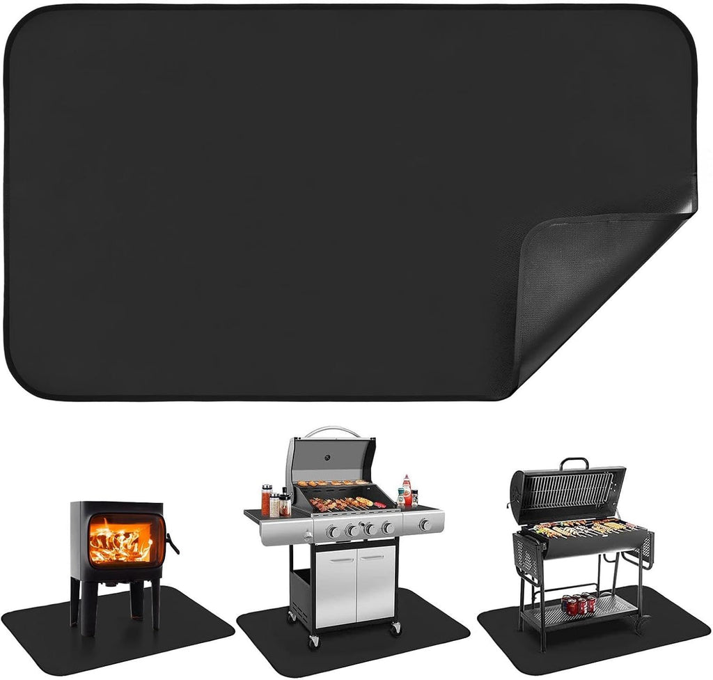 Double-Sided Fireproof Deck and Grill Protector Mat
