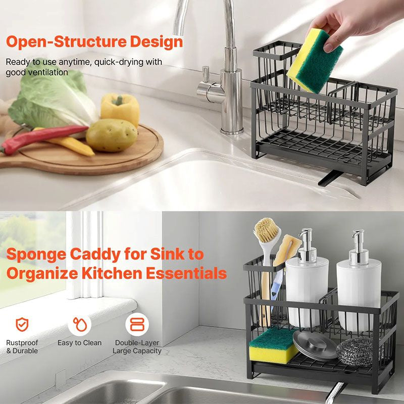Gadgets Storage Sponge Holder for Kitchen Sink
