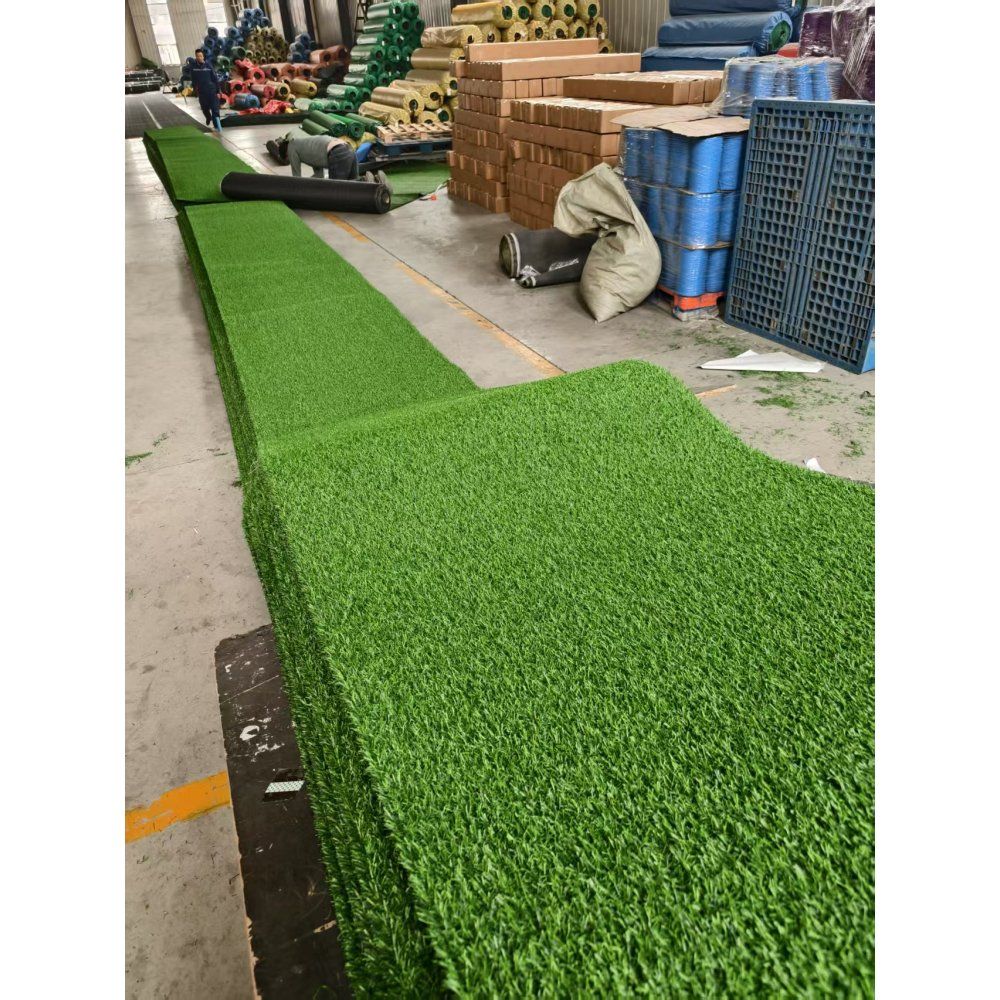 3ft x 32ft Artificial Turf 0.6" Mat with Drainage Holes. Fake Grass with Rubber Backing,for Indoor/Outdoor Pet Areas, Garden, Lawn, Patio Balcony Decor