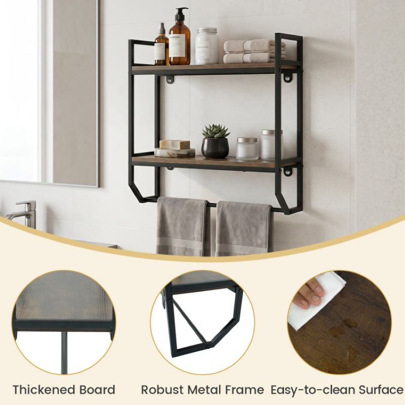 Shelves Wall Mounted for Bedroom/Kitchen/Bathroom Wall Decor