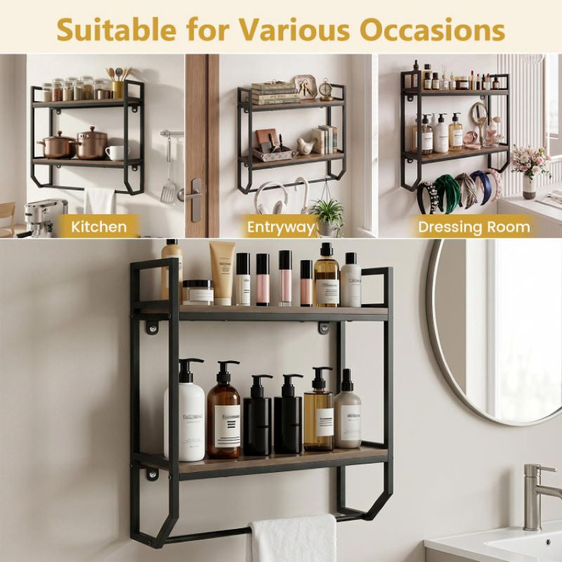 Shelves Wall Mounted for Bedroom/Kitchen/Bathroom Wall Decor