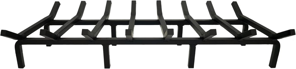 Fireplace Grate,Fireplace Log Holder,Heavy Duty Solid Cast Iron FIrewood Log Burning Rack for Inside The Fireplace Accessories Outood Fire Pit Kindling Fireplace Tools (36 inch)