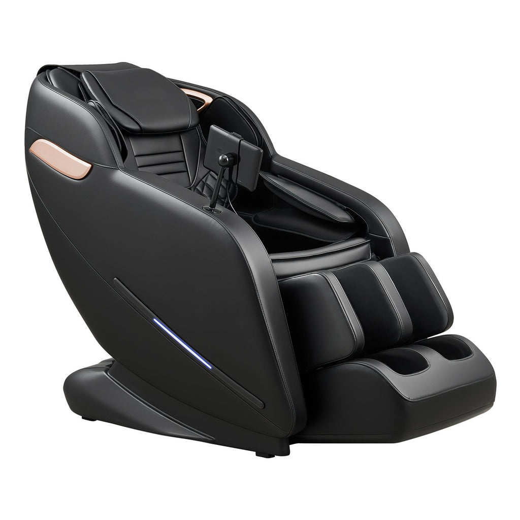 Massage Chair, 3D Zero-Gravity Full Body Massage Chair with Extendable Footrest, Automatic Modes, Airbags, Waist & Leg Heating, Bluetooth Speaker, Touchscreen Control, for Home and Office Use