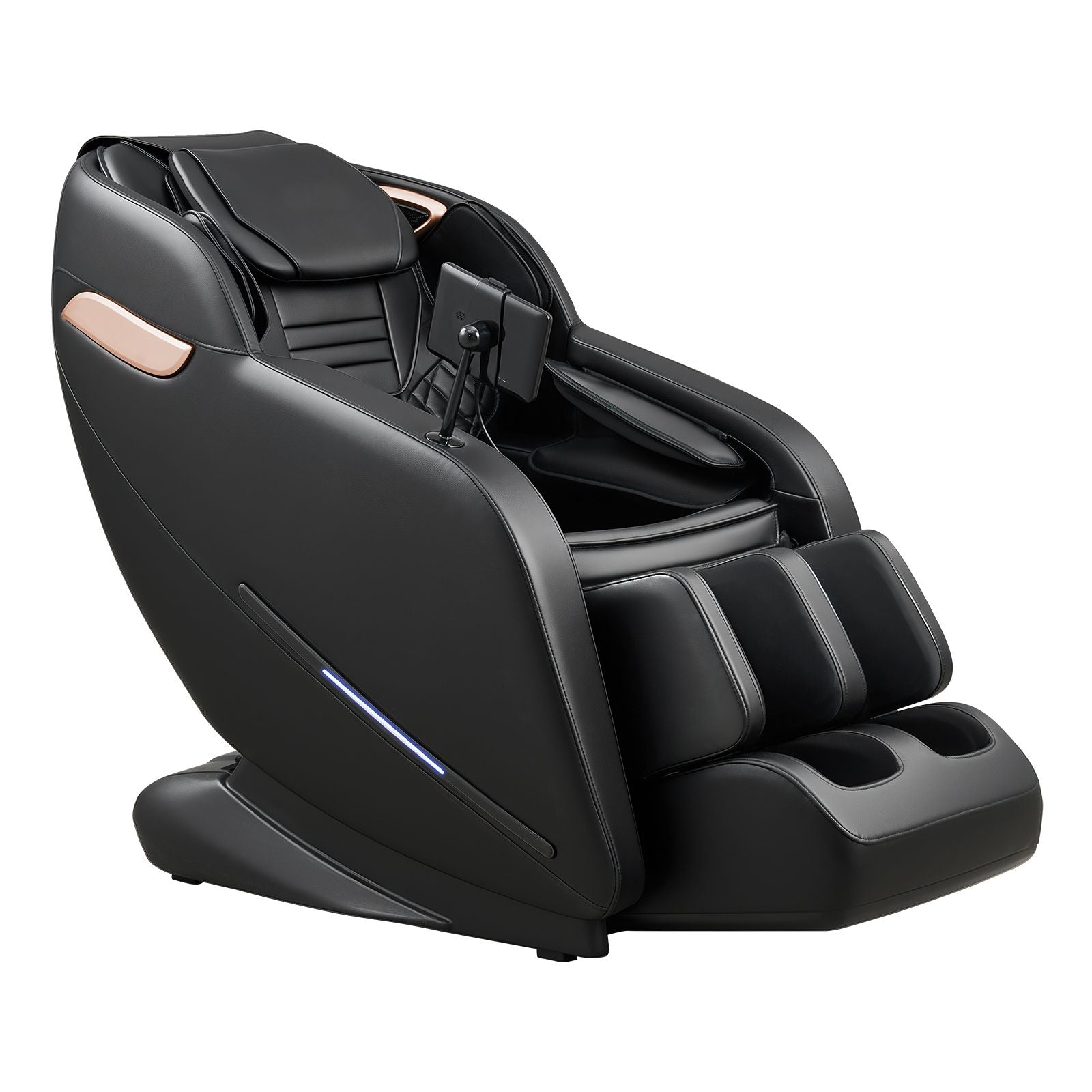 Massage Chair, 3D Zero-Gravity Full Body Massage Chair with Extendable Footrest, Automatic Modes, Airbags, Waist & Leg Heating, Bluetooth Speaker, Touchscreen Control, for Home and Office Use