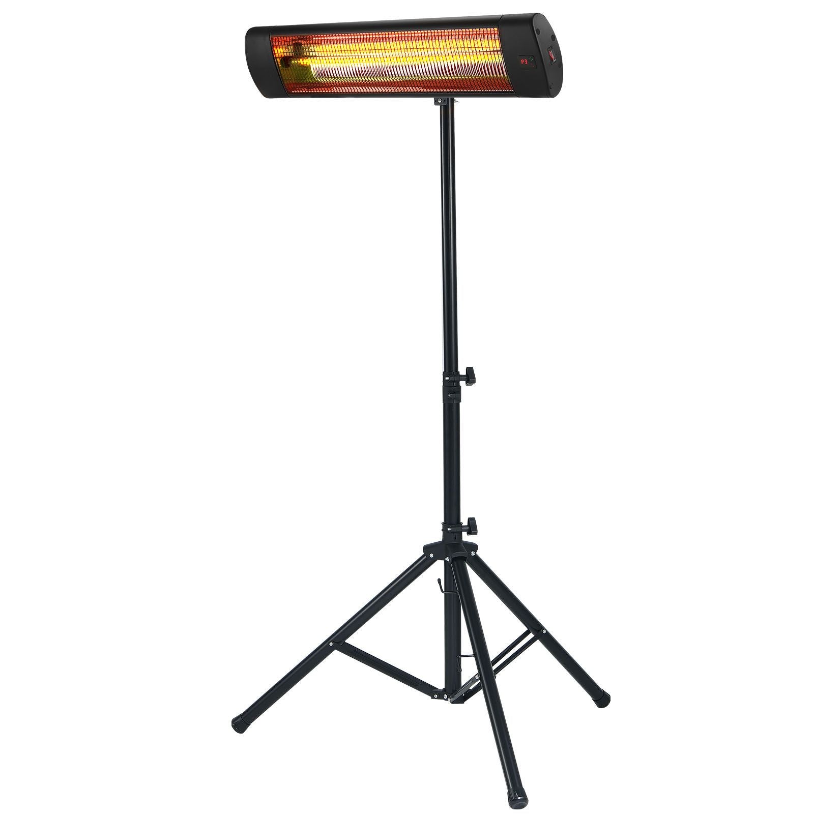 Infrared Heater, 1500W Electric Space Heater with Remote Control, LED Screen w/ 3 Speeds & Timer, Outdoor/Outdoor for Patio,Porch,Dining Room,Studio