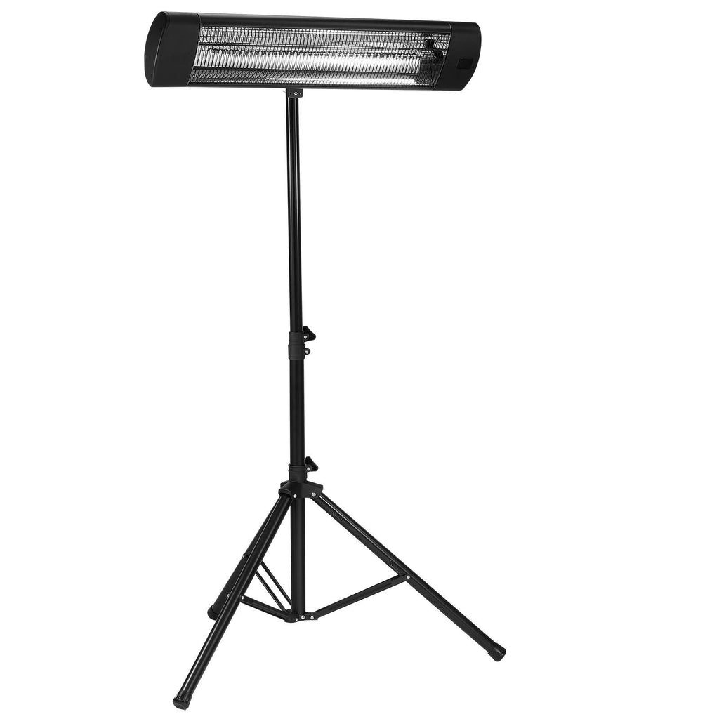 Infrared Heater, 1500W Electric Space Heater with Remote Control, LED Screen w/ 3 Speeds & Timer, Outdoor/Outdoor for Patio,Porch,Dining Room,Studio