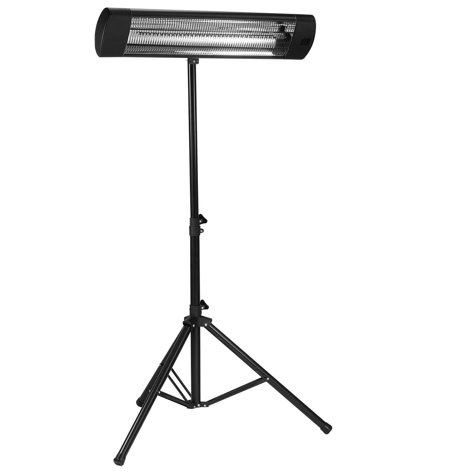 Infrared Heater, 1500W Electric Space Heater with Remote Control, LED Screen w/ 3 Speeds & Timer, Outdoor/Outdoor for Patio,Porch,Dining Room,Studio