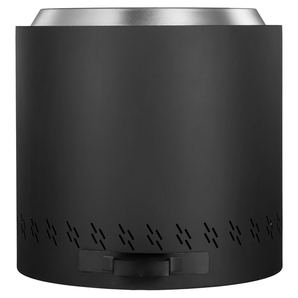 Smokeless Fire Pit Stove Bonfire, H: 15.4 in x Dia: 15.7 in ,Wood Burning Fireplaces with Removable Ash Pan, SUS430 Stainless Steel Inner Portable Outdoor Firepit,for Outdoor Patio Camping