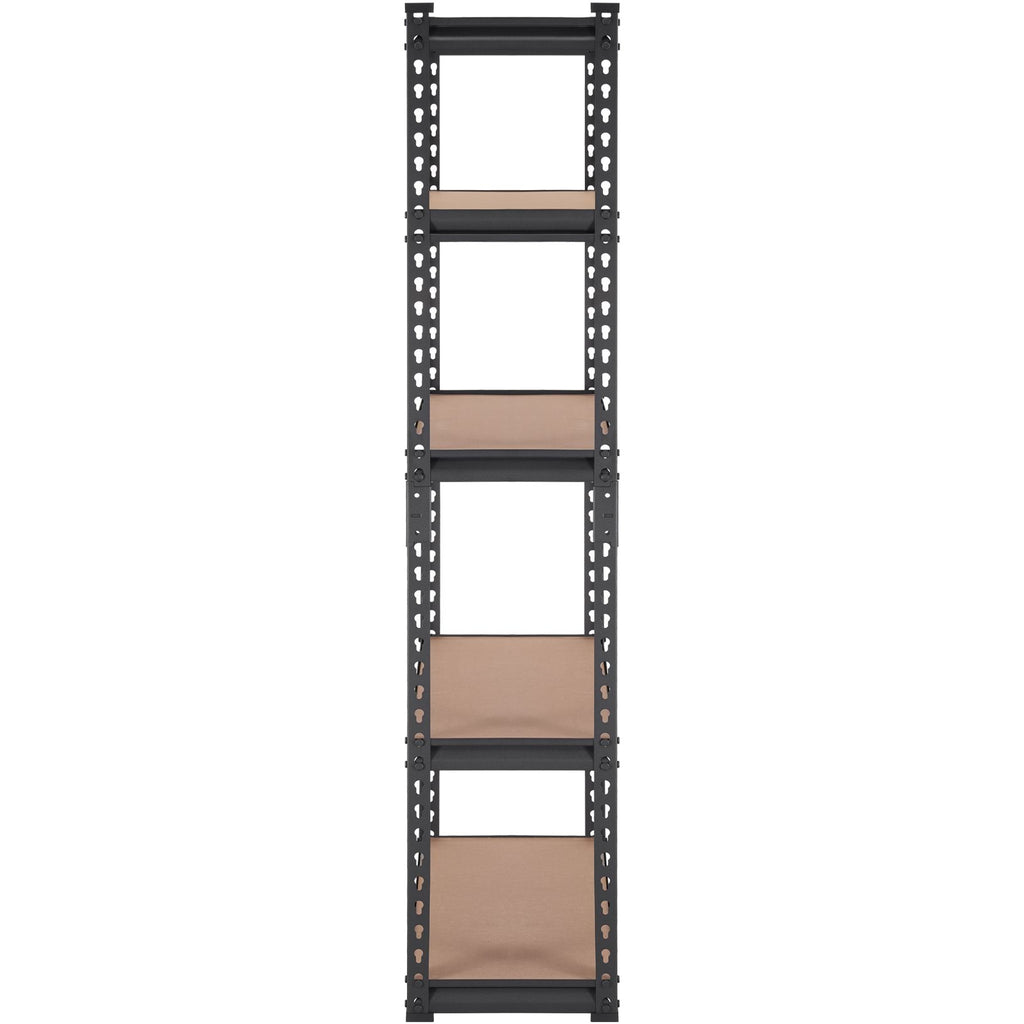 Storage Shelving Unit, 5-Tier Adjustable, 2000 lbs Capacity, Heavy Duty Garage Shelves Metal Organizer Utility Rack, Black, 30" L x 12" W x 60" H for Kitchen Pantry Basement Bathroom Laundry