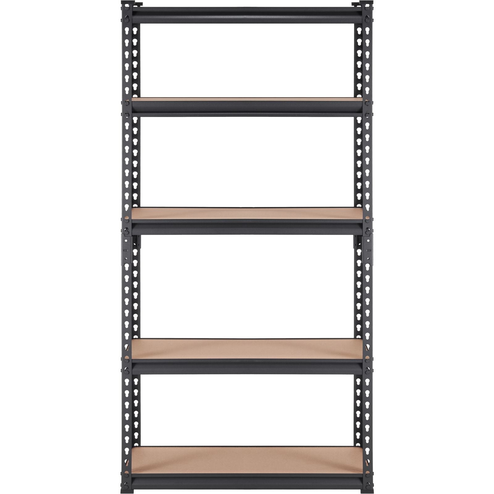Storage Shelving Unit, 5-Tier Adjustable, 2000 lbs Capacity, Heavy Duty Garage Shelves Metal Organizer Utility Rack, Black, 30" L x 12" W x 60" H for Kitchen Pantry Basement Bathroom Laundry