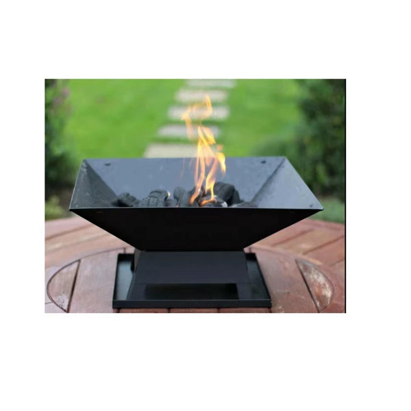 Modernisation Square BBQ Grill Outdoor Heater Garden Outdoor Fireplace Portable Fire Pit Contracted Barbecue Brazier Wood Stove