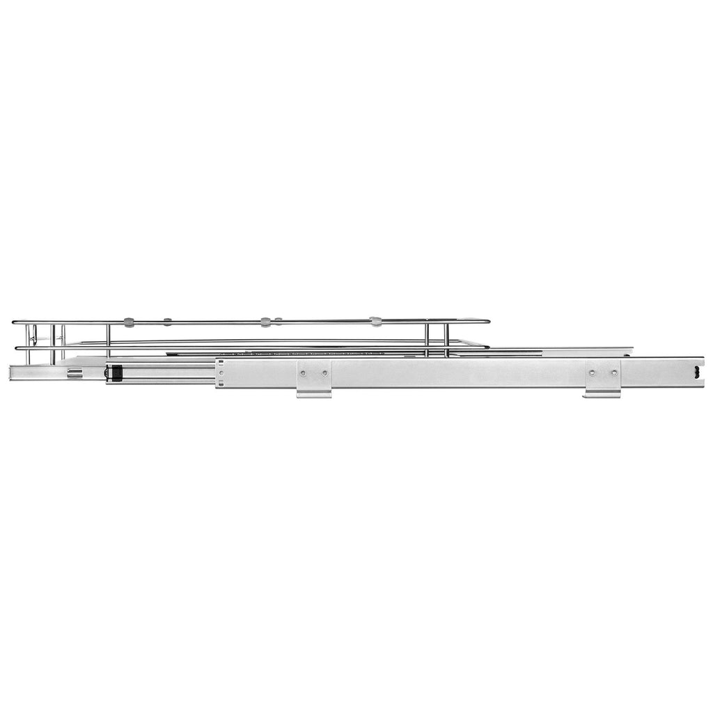 15.5"Wx21"Dx3.5"H Pull Out Cabinet Organizer, Heavy Duty Slide Out Pantry Shelves, Steel Roll Out Drawers, Sliding Drawer Storage for Home Under Sink, 17"Wx22"Dx7"H Install Size for Cabinet