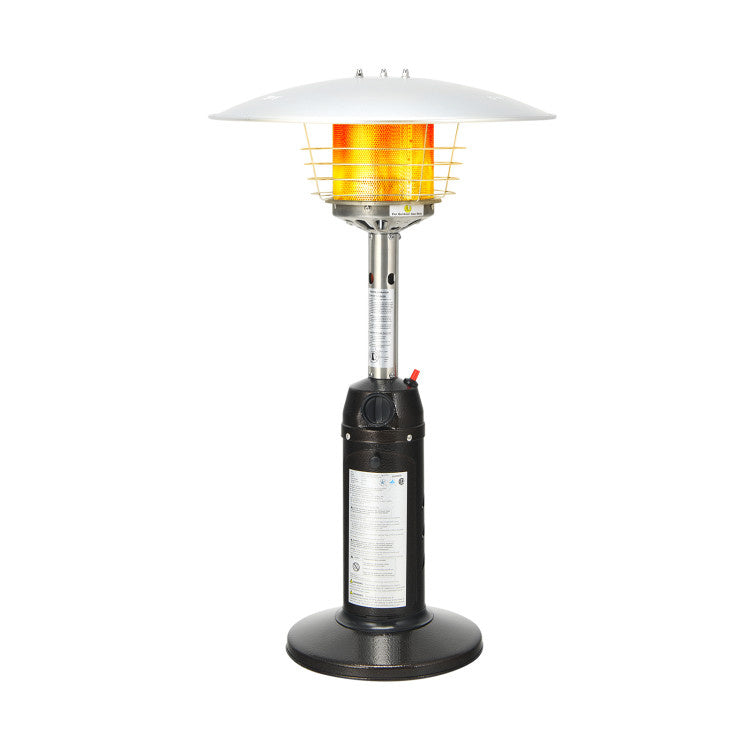11,000 BTU Portable Tabletop Propane Patio Standing Heater