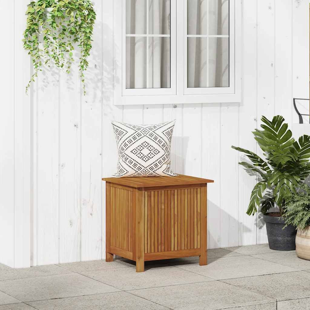 Garden Storage Box 23.6"x19.7"x22.8" Solid Wood Acacia
