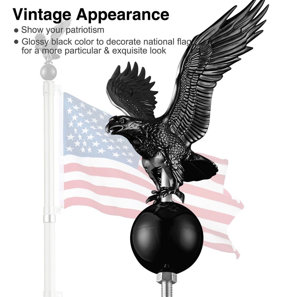 Plastic Eagle Flagpole Head