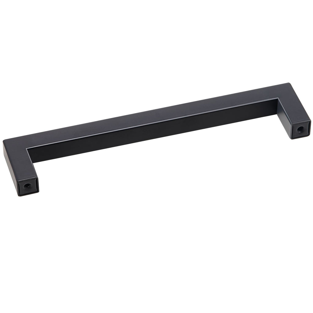 30 Pack Cabinet Pulls, 6.3 inch /160mm Center to Center Slim Square Kitchen Cabinet Drawer, Stainless Steel Modern Kitchen Cupboard Door Handles for Kitchen Bathroom Bar Hardware Matte Black