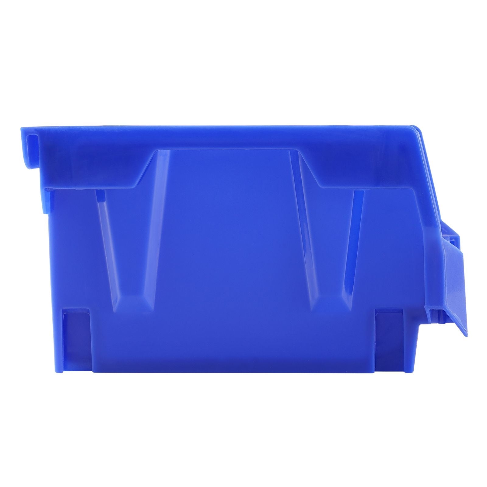 Plastic Storage Bin, (5-Inch x 4-Inch x 3-Inch), Hanging Stackable Storage Organizer Bin, Blue/Red, 24-Pack, Heavy Duty Stacking Containers for Closet, Kitchen, Office, or Pantry Organization