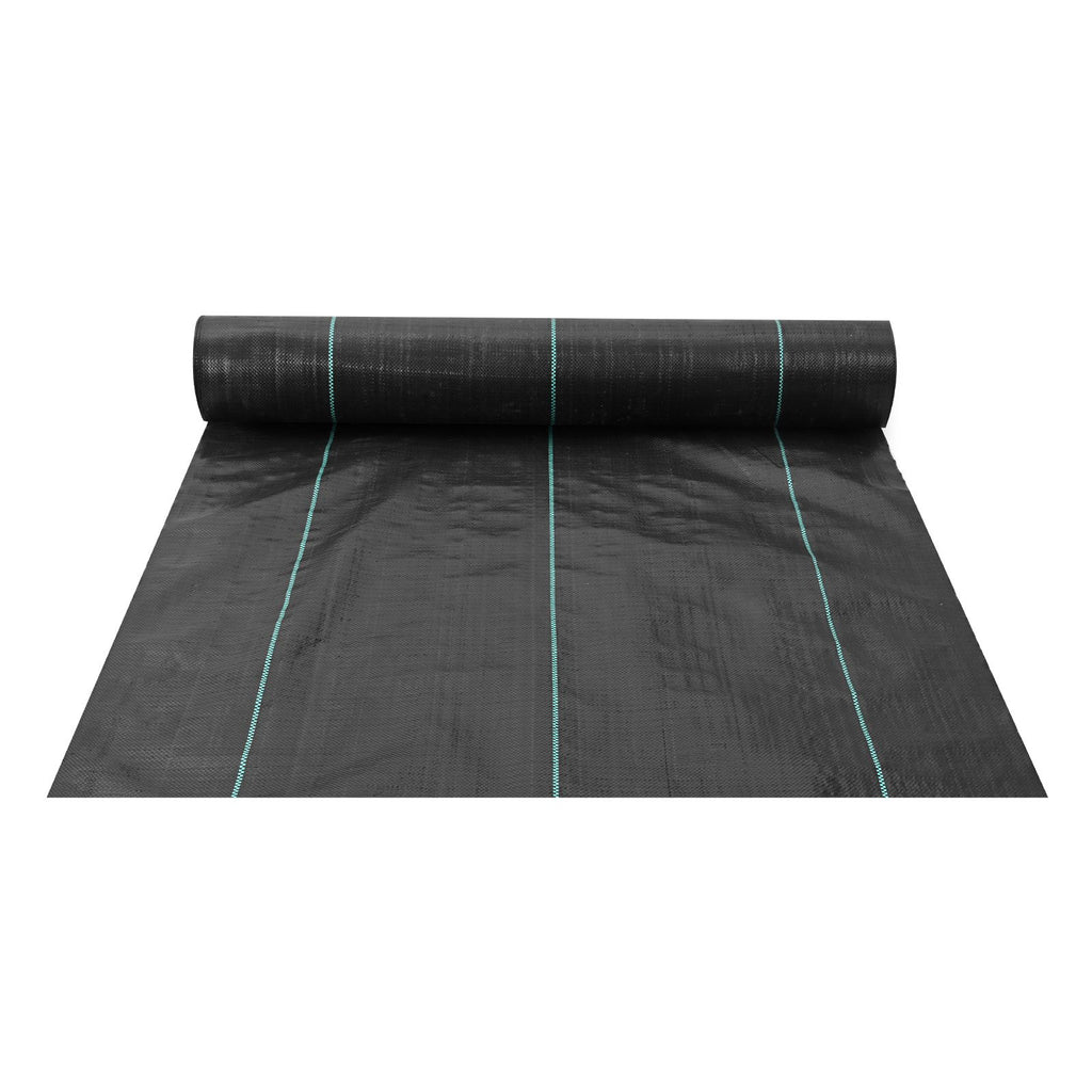 Weed Barrier Landscape Fabric, 6.5*330FT Heavy Duty Garden Weed Fabric, Woven PP Weed Control Fabric, Driveway Fabric, Geotextile Fabric for Landscaping, Weed Blocker Weed Mat, Black