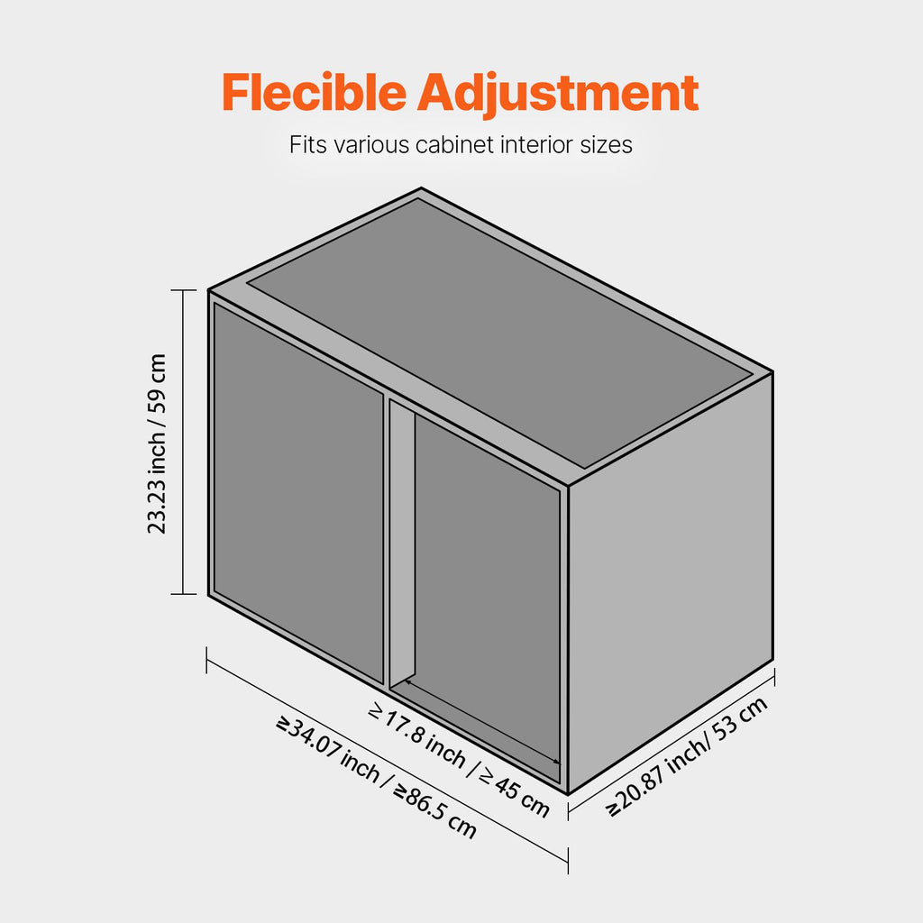 Swing Right Blind Corner Cabinet, Pull Out Organizer for 36 inch Width Blind Cabinet, 2 Tier Height Adjustable Swing Tray, Soft Close Kitchen Cloud Blind Organizer, Right Open