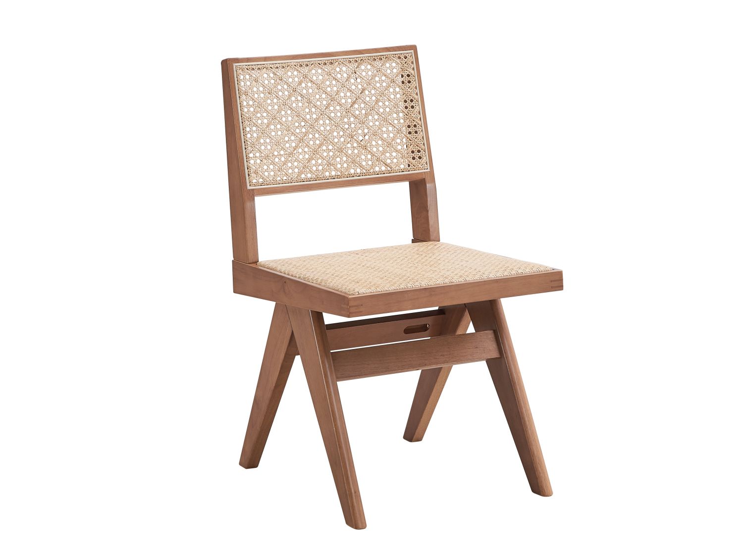 Valentina Rattan & Natural Finish 5PCs Patio/Outdoor Dining Set (No Bench Included)