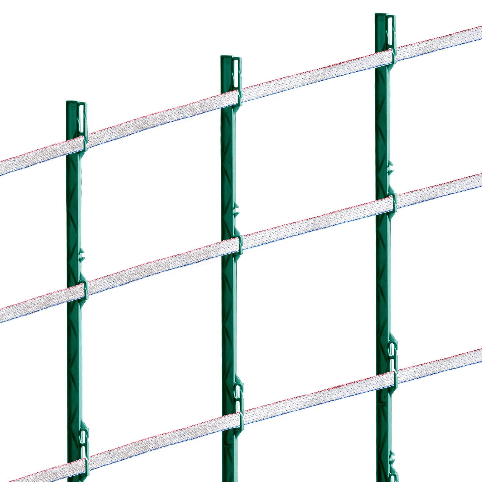 Electric Fence Tape, 1640Ft 500M Polytape Fencing Hot Wire, 3/4" Width 6 Stainless Steel Strands for Reliable Conductivity, UV & Rust Resistance, Portable Polywire for Horse Cattle Livestock