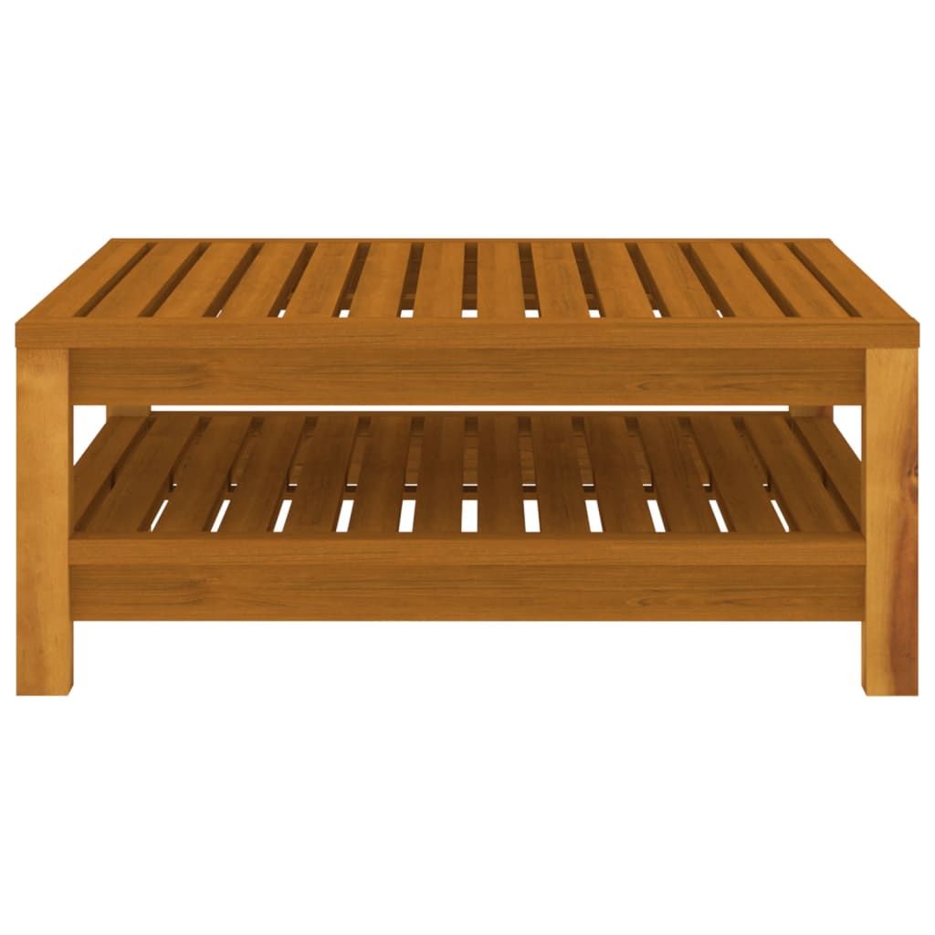 5 Piece Patio Lounge Set with Cushion Solid Acacia Wood