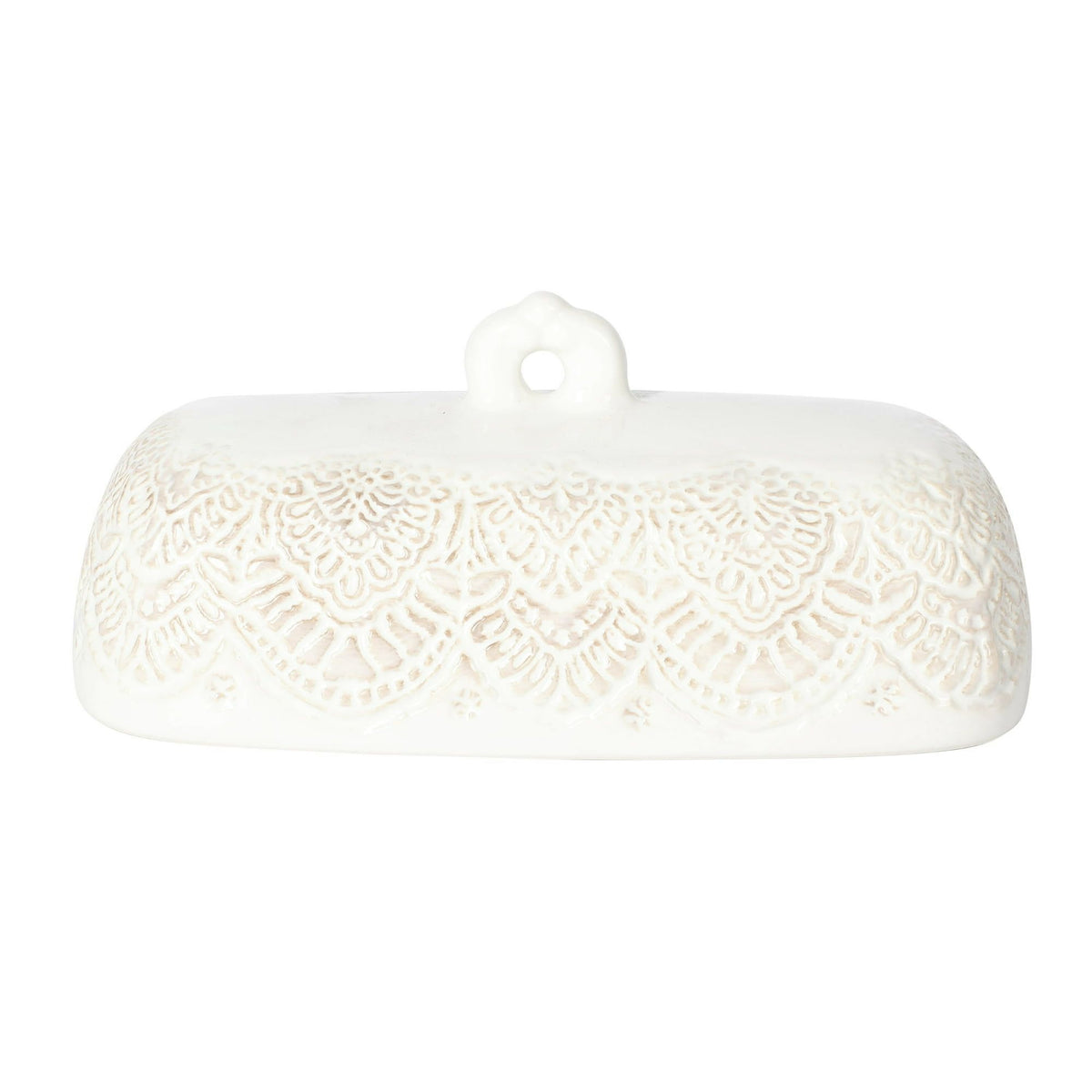Vintage Lace Butter Dish, Rustic Kitchen Organizer or Storage Accessory, Perfect for Farmhouse Kitchen Decor - Image 4