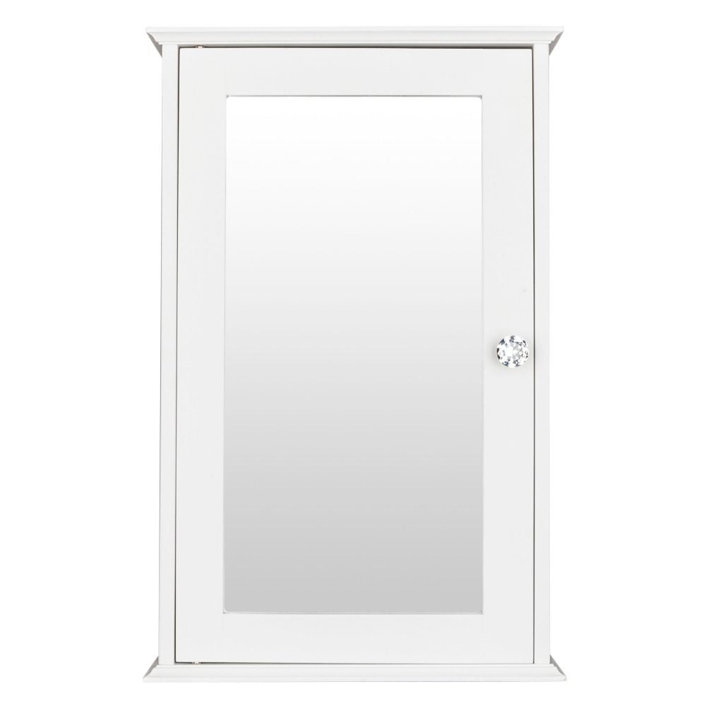 Wall Mounted Storage Cabinet with Magnetic Lock Space Saving Organizer Shelf Durable Bathroom Kitchen Cupboard