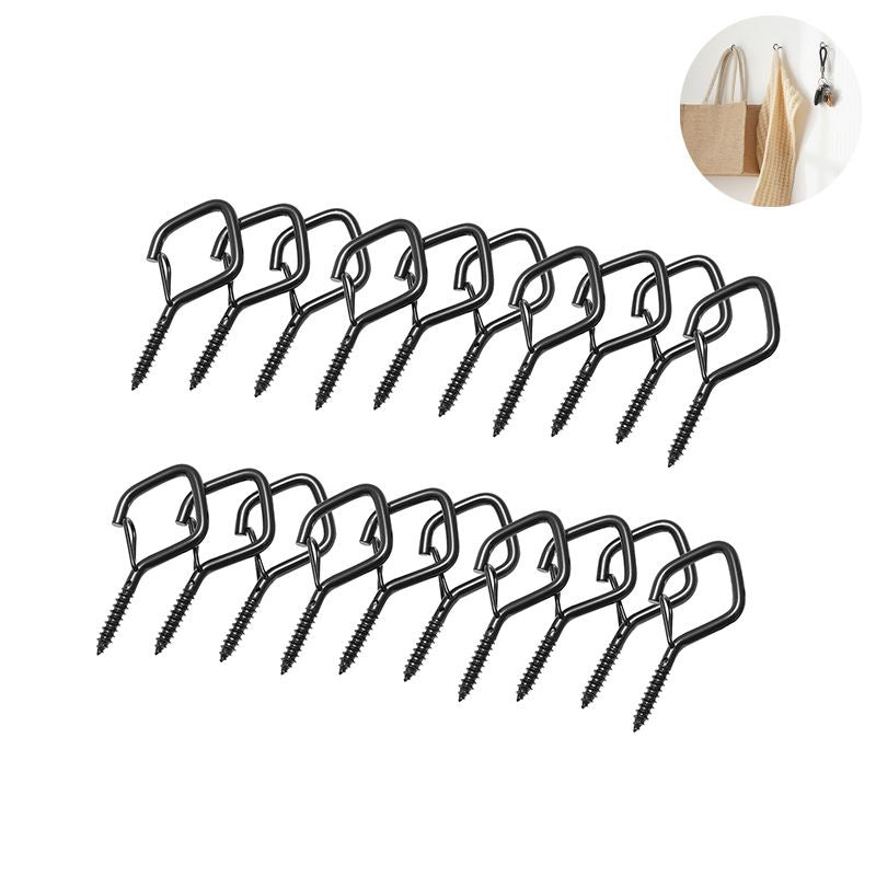 Wall Organizer Storage Hooks for Home Bathroom Kitchen Garage