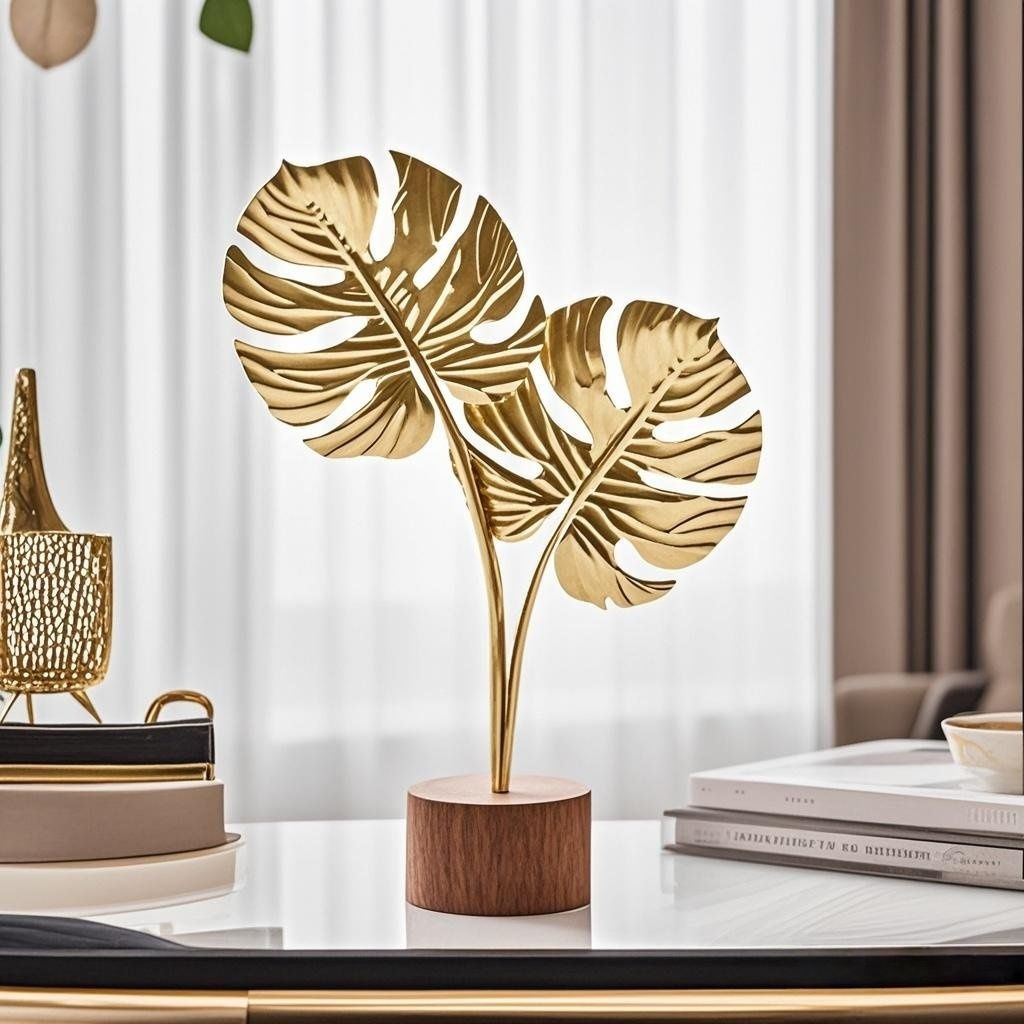 HomeDecorInspo Ginkgo Leaf Metal Decor for Stylish Spaces