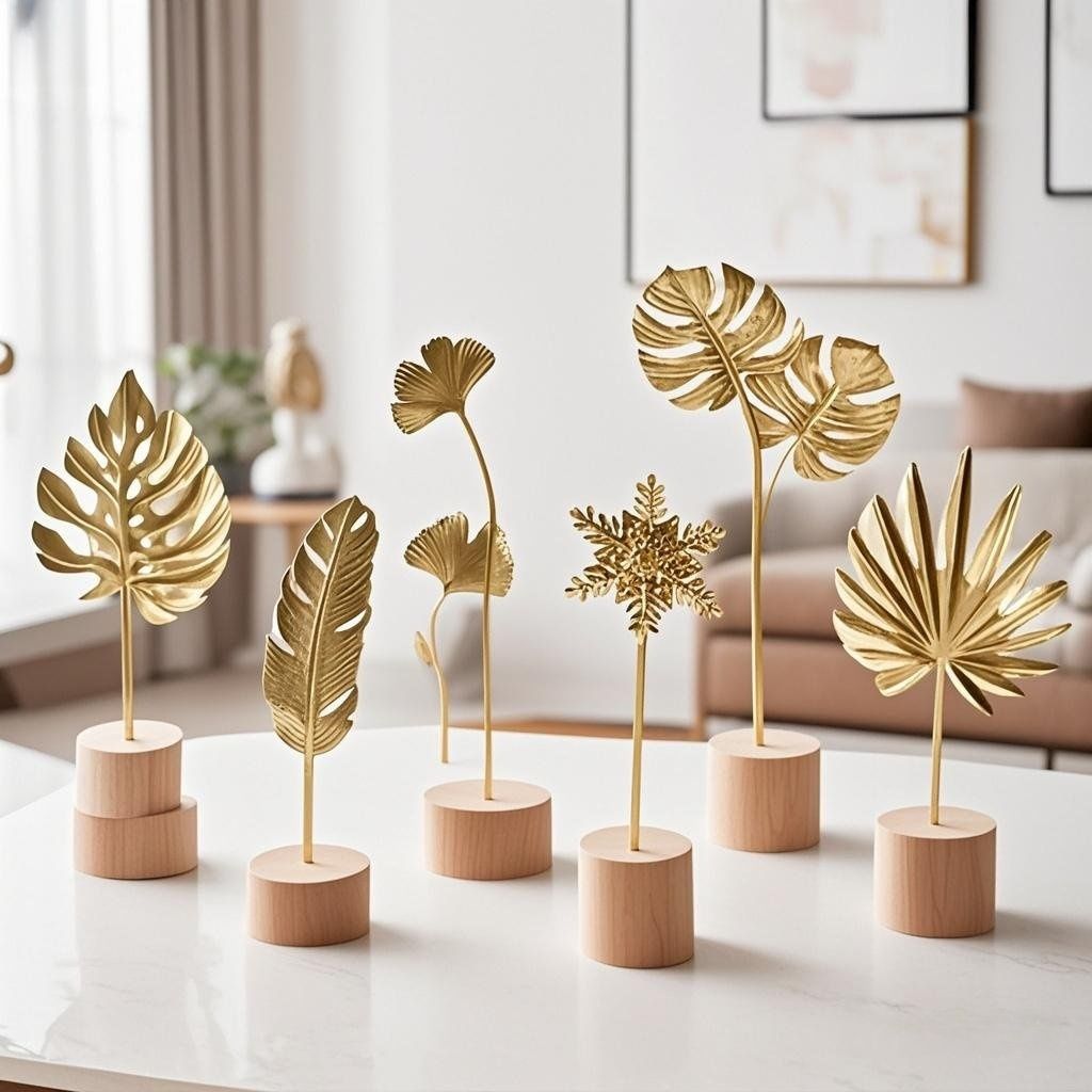 HomeDecorInspo Ginkgo Leaf Metal Decor for Stylish Spaces