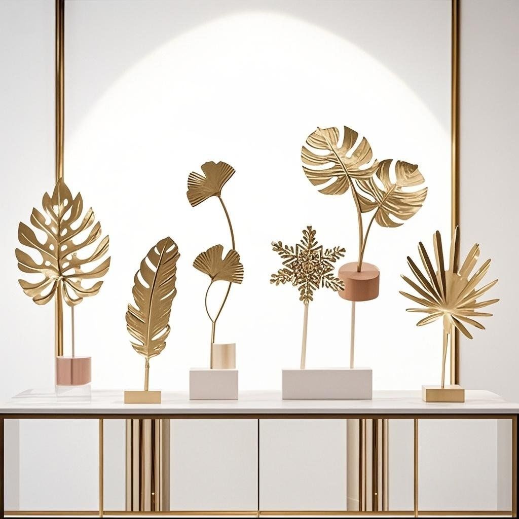 HomeDecorInspo Ginkgo Leaf Metal Decor for Stylish Spaces