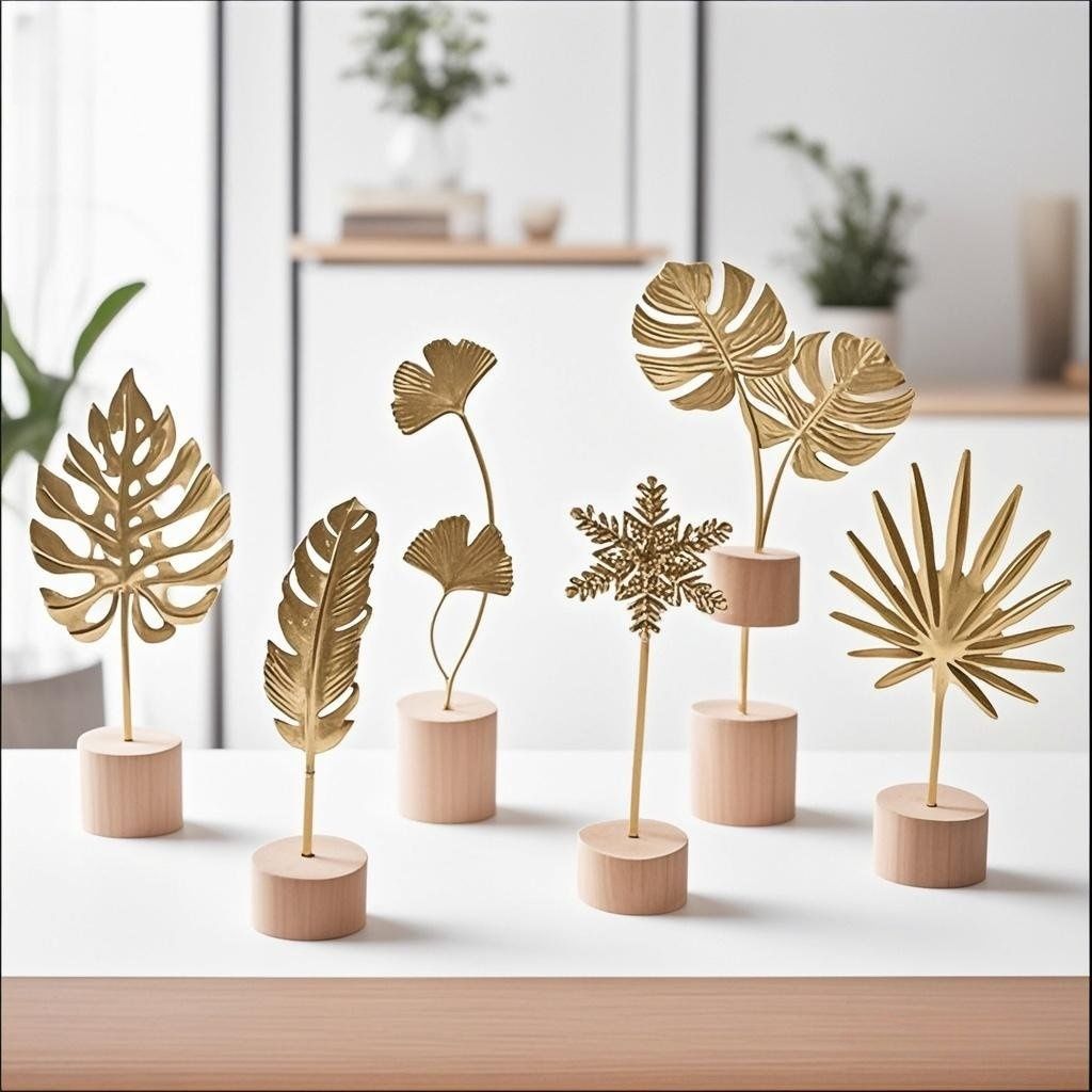 HomeDecorInspo Ginkgo Leaf Metal Decor for Stylish Spaces