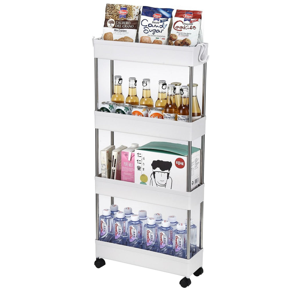 Three and four tier cart shelves, bedroom shelves, kitchen activity shelves, multi-tier shelves for year-round home storage and outdoor camping storage