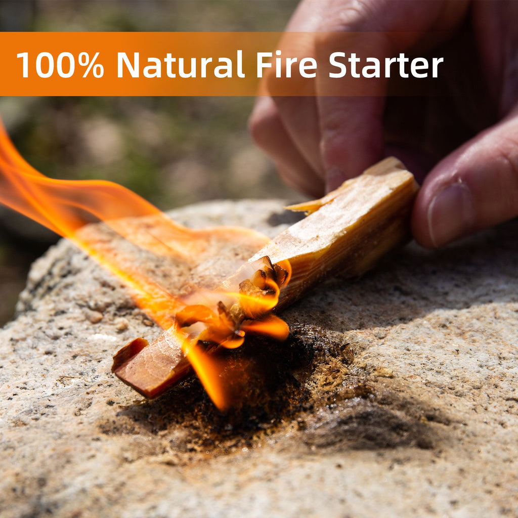 40 LB Fatwood Fire Starter, Organic Kindling Sticks, Non Toxic All Natural Firestarters for Wood Stoves Fireplaces Campfires Fire Pits, Easy Ignition Fat Wood