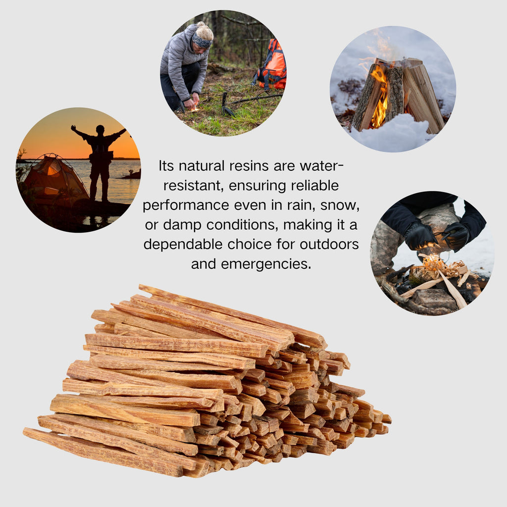 40 LB Fatwood Fire Starter, Organic Kindling Sticks, Non Toxic All Natural Firestarters for Wood Stoves Fireplaces Campfires Fire Pits, Easy Ignition Fat Wood