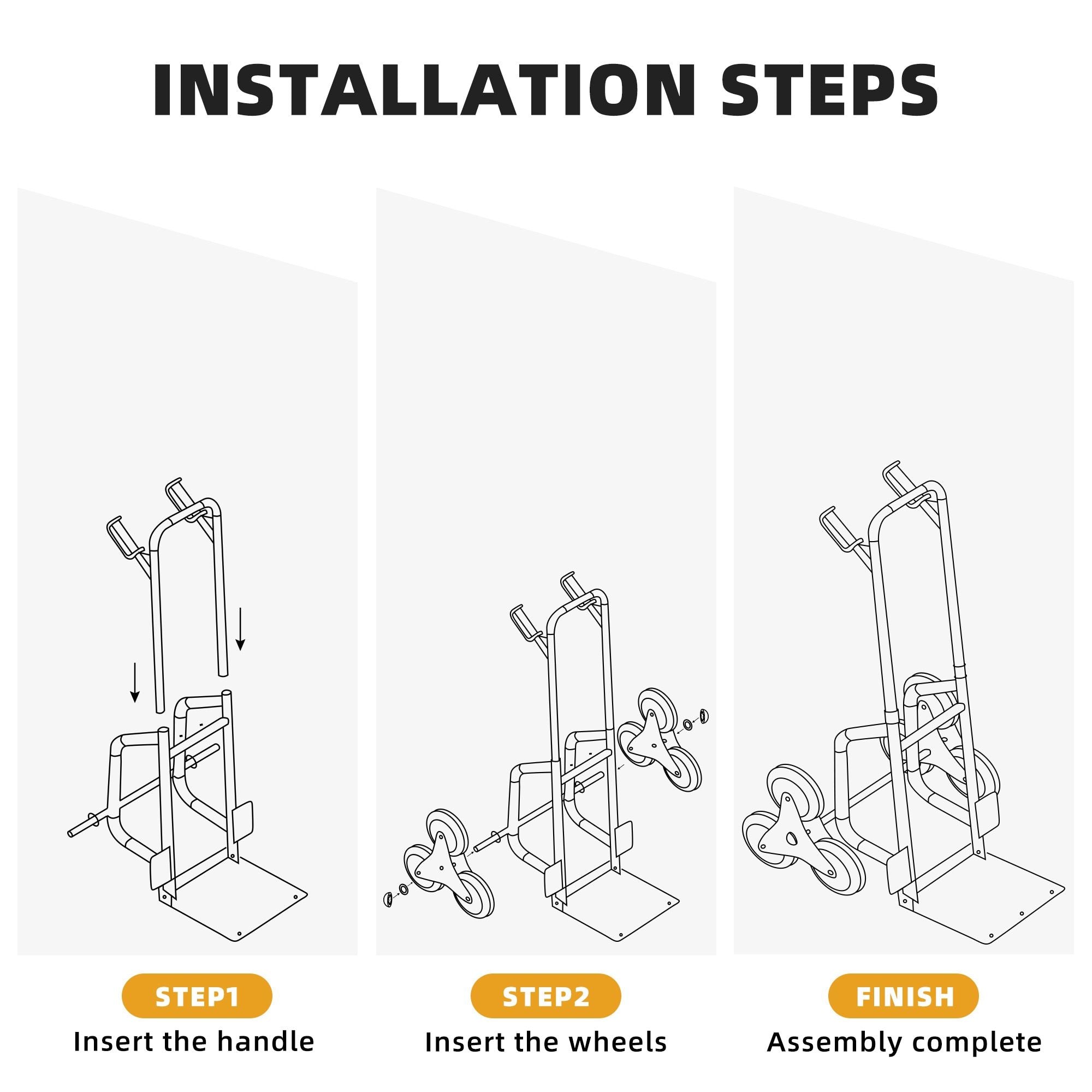 Stair Climber Hand Truck Dolly,Heavy Duty Stair Climbing Cart