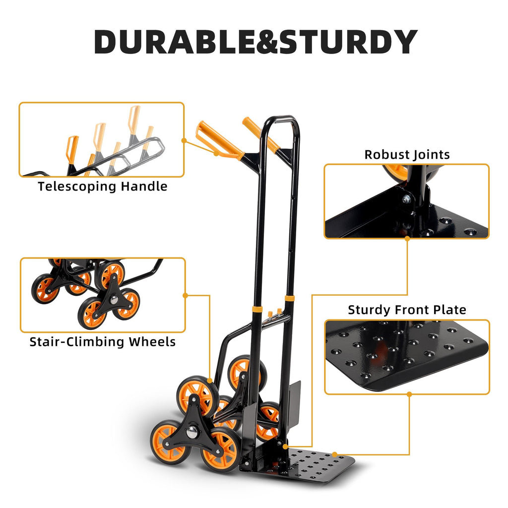 Stair Climber Hand Truck Dolly,Heavy Duty Stair Climbing Cart