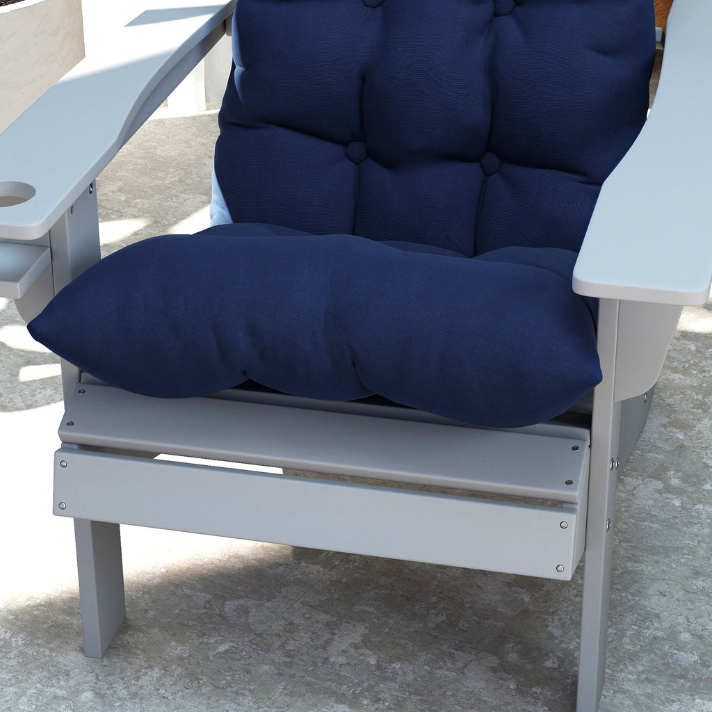 Navy Adirondack Chair Cushions – Set of 2 – product image 9