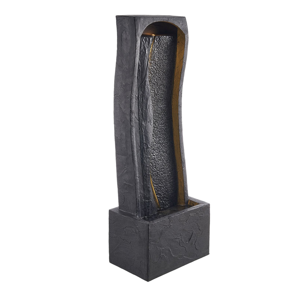 38.58-Inch Rock-Style Outdoor Fountain with LED Light – product image 9