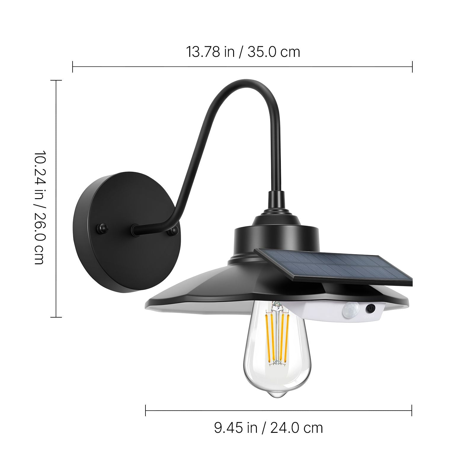 Solar Motion-Sensor Barn Lights – 2 Pack – product image 8