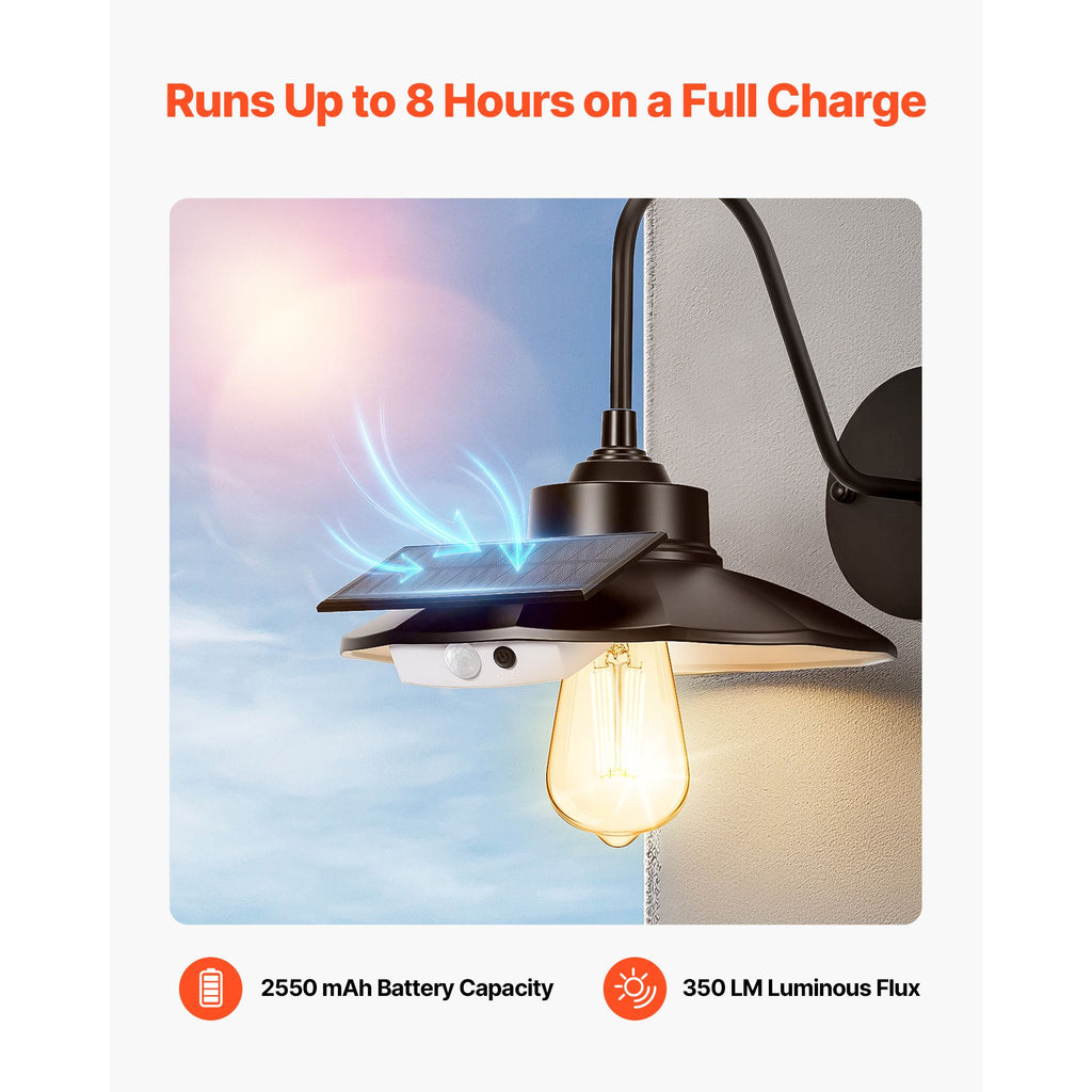 Solar Motion-Sensor Barn Lights – 2 Pack – product image 4