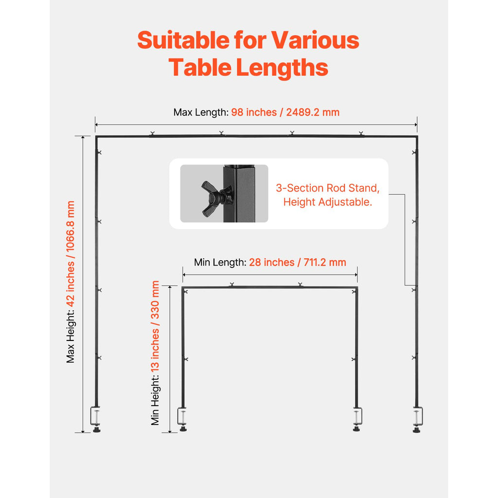 Adjustable Over-the-Table Arch Stand – 2 Pack – product image 3