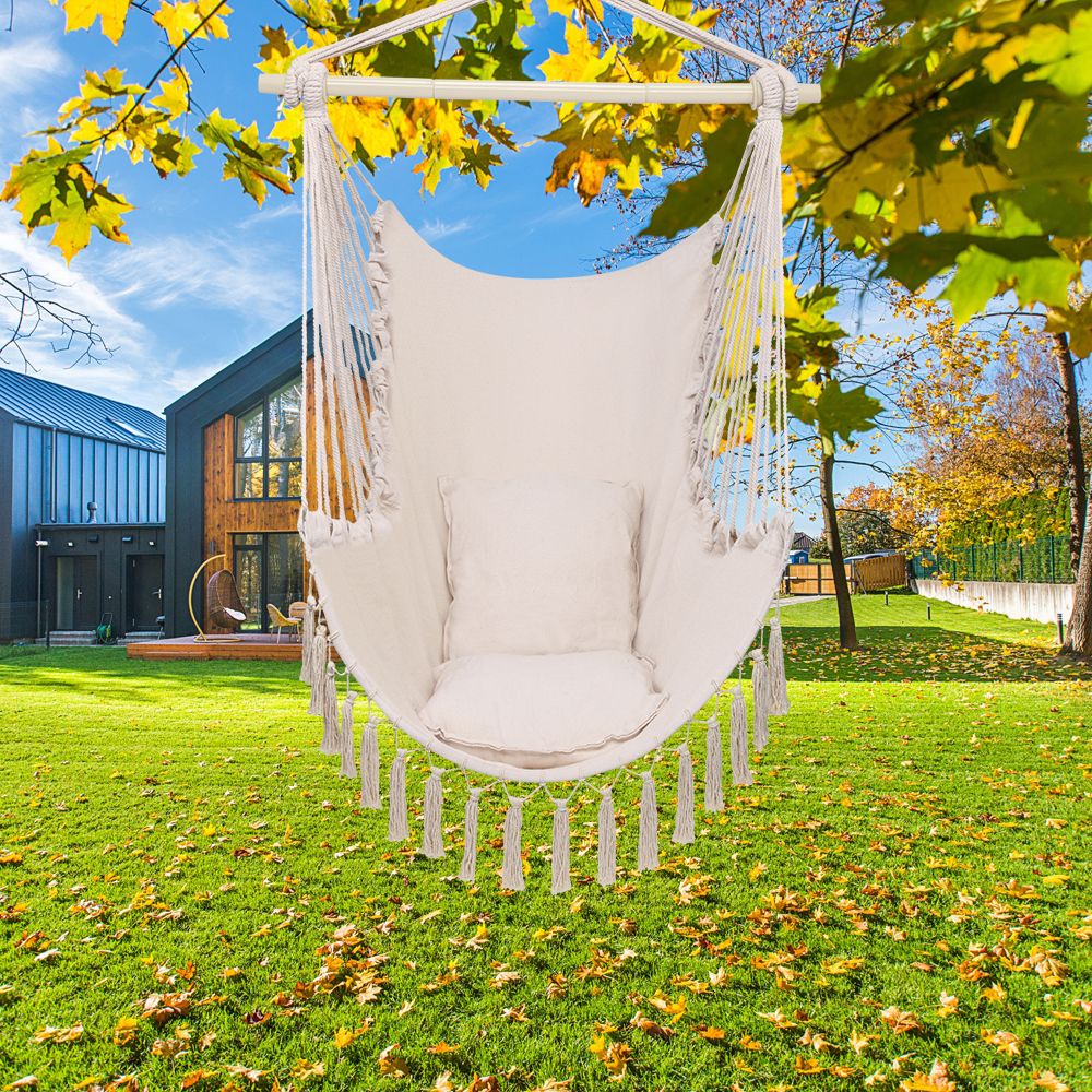 Beige Tassel Hanging Chair – product image 19
