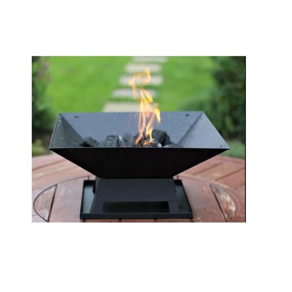 Portable Square Fire Pit and Charcoal Grill – product image 4