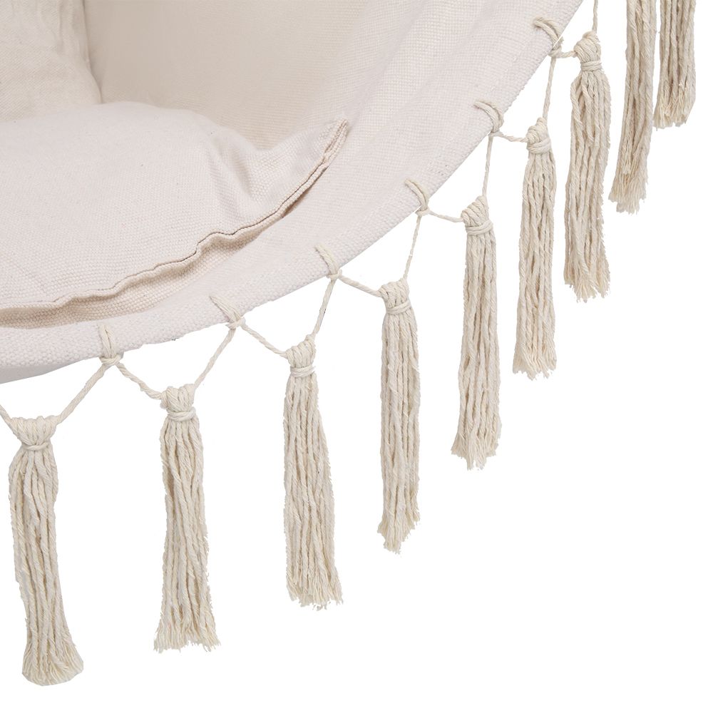 Beige Tassel Hanging Chair – product image 3