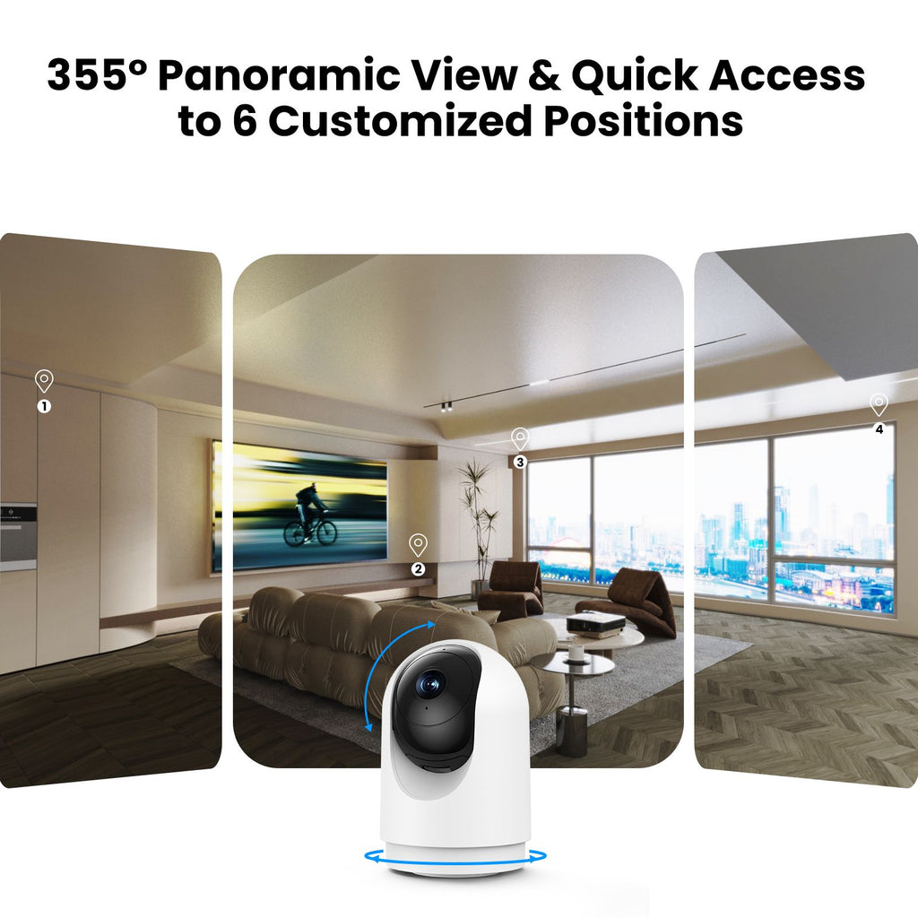 Smart 3K 5MP Indoor Wi-Fi Security Camera – product image 3